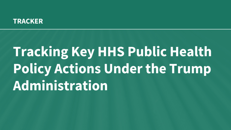 HHS Public Health Policy Actions Under the Trump Administration 2025-2026